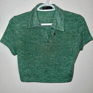 V-neck polo